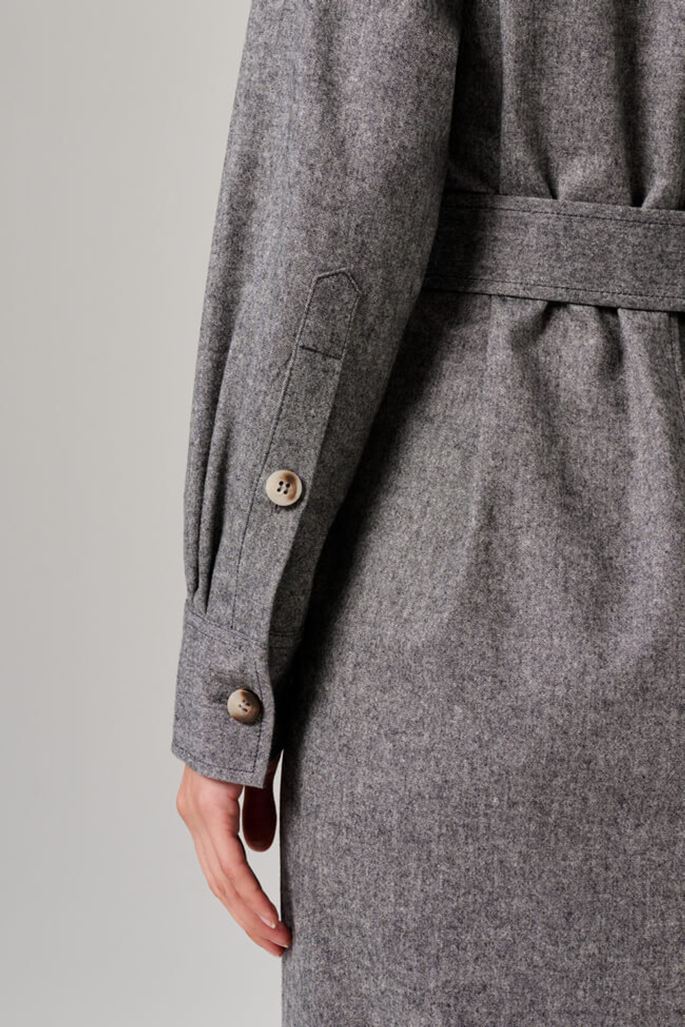 51643 Платье женское (серый меланж)