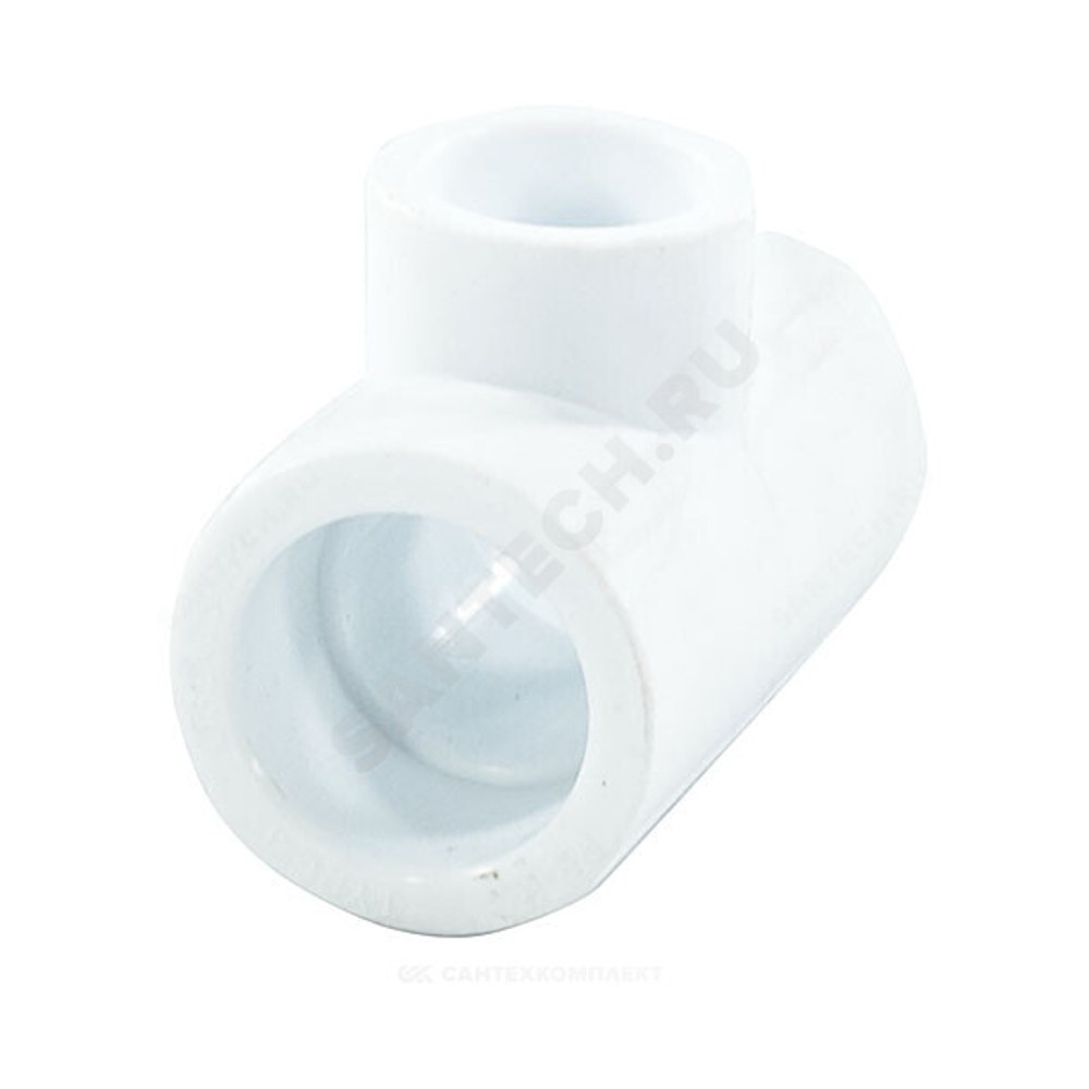 Тройник PP-R переходной белый Дн 25х20х25 PRO VALFEX 10252025-PRO