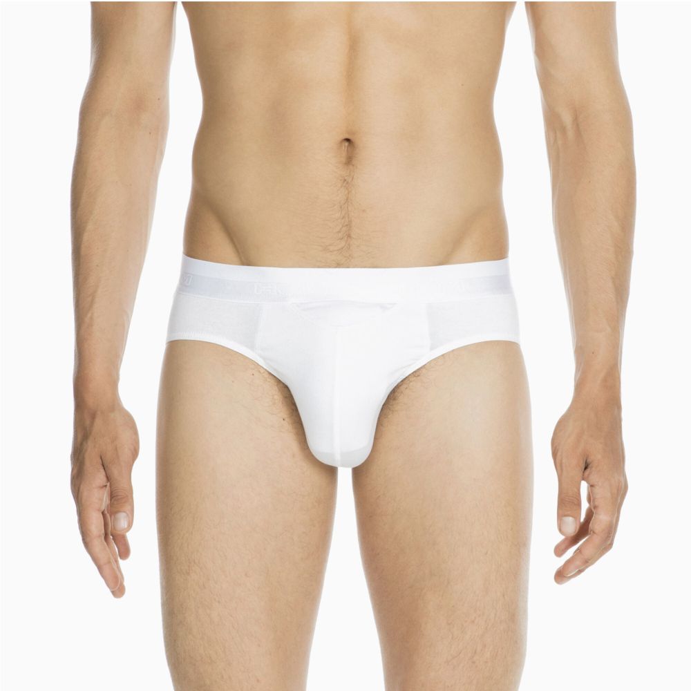 Мужские трусы брифы белые HOM HO1 Mini Briefs HO1 359521_400003