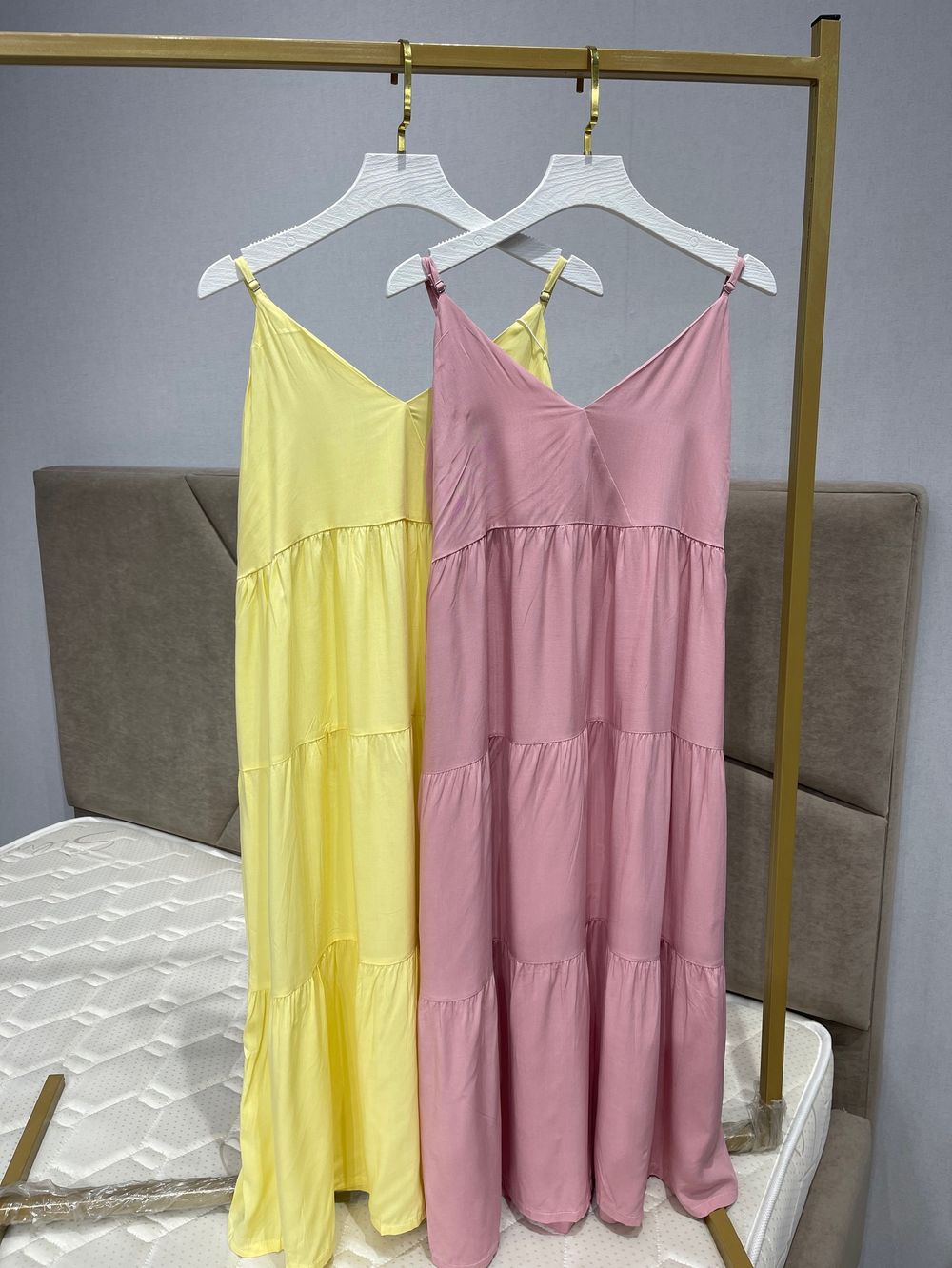 ДО ШТАПЕЛЬ Сарафан Люкс Однотон