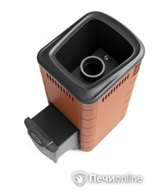 Дровяная печь-каменка TMF Каронада XXL Heavy Metal ДА терракота