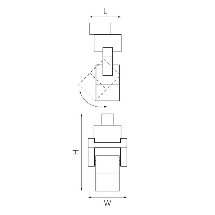 Комплект с трековым светильником Lightstar Illumo L1 (592076+051046) A1T051046