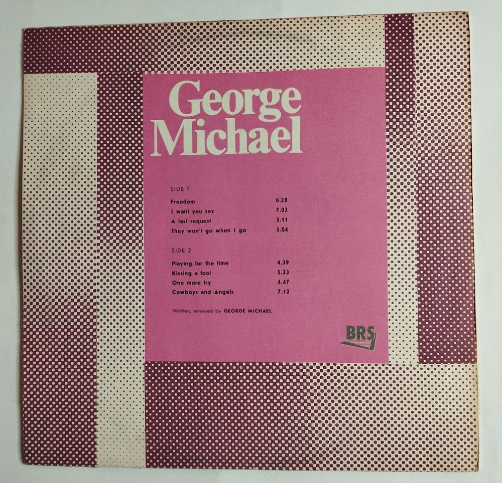 Винтажная виниловая пластинка LP George Michael 2 (Россия 1993)