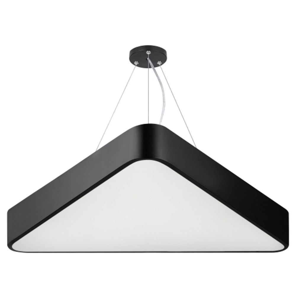 Светильник LED ЭРА Geometria SPO-151-B-40K-030 Delta 30Вт 4000К 3000Лм IP40 черный подвесной драйвер внутри