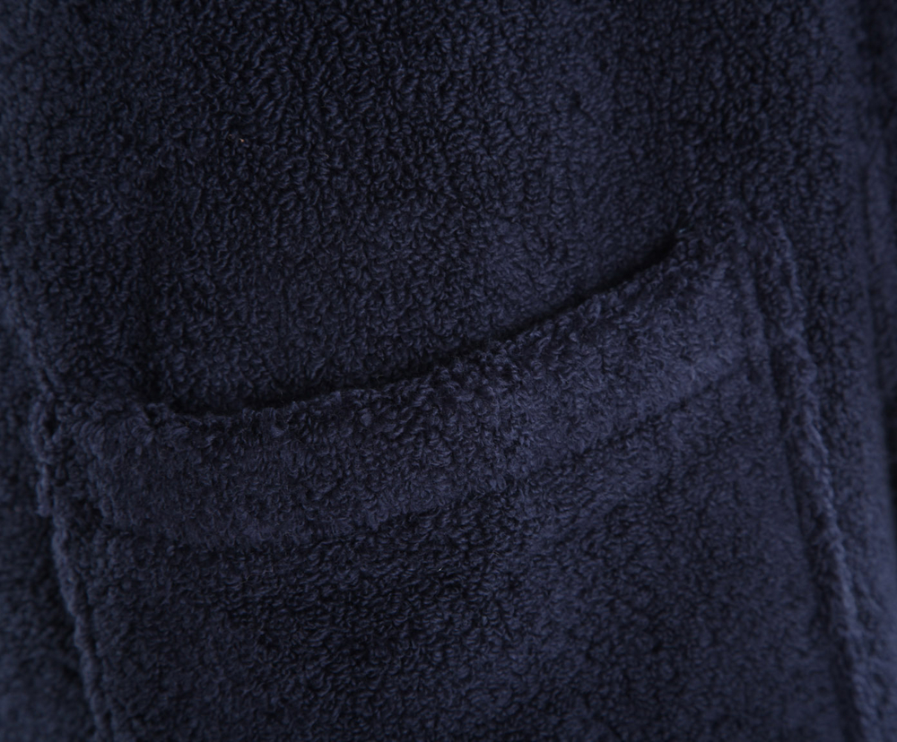 Элитный халат махровый Sultan синий от Hamam