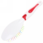 Расческа массажная «Raduga Beauty», овальная, цвет белый, 24,5см