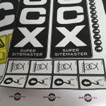 Комплект наклеек "JCB 3CX Super" | Аналог