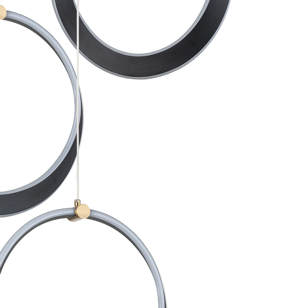 Подвесная люстра Indigo PARADE 14014/3P Black V000072L