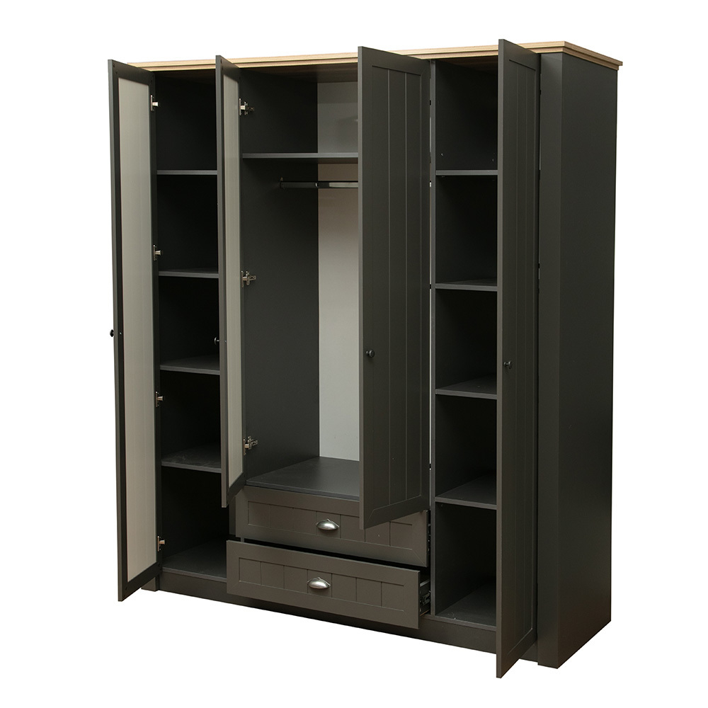 Шкаф для одежды Прованс 37.01, Диамант серый