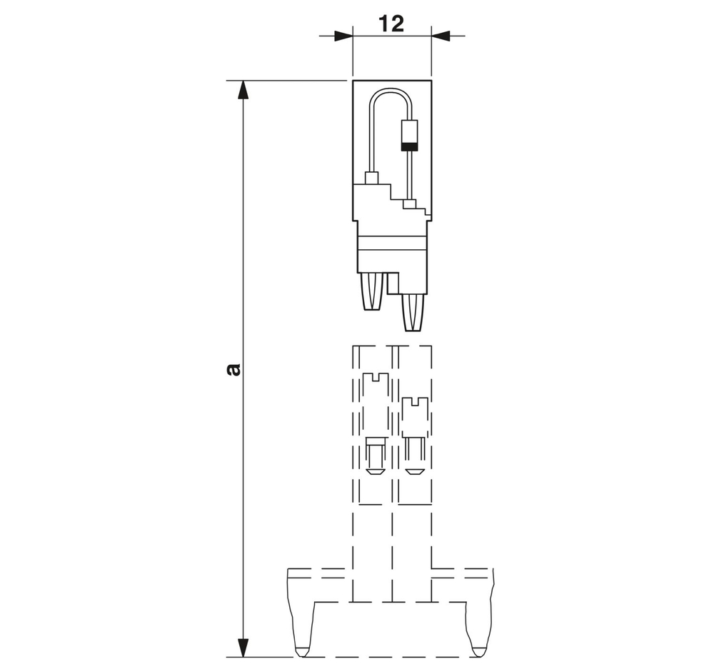 BES 6 - Штекер для установки электронных компонентов 2802549