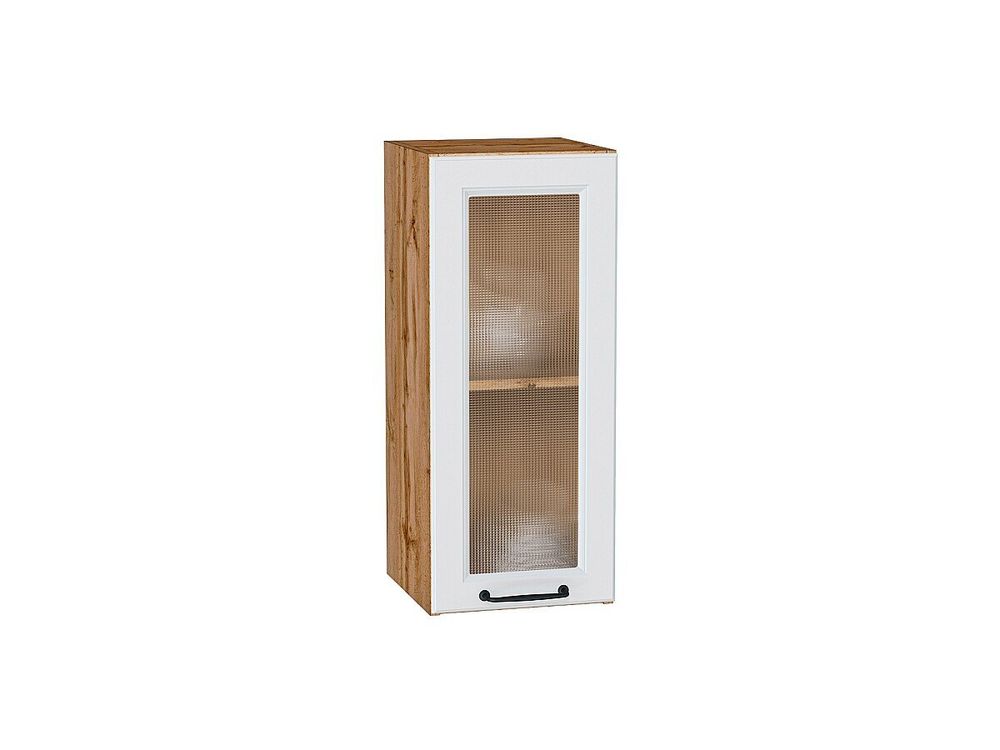 Шкаф верхний с 1-ой остекленной дверцей Ницца