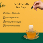 VAHDAM India, Infusions, травяной чай, куркума и имбирь, без кофеина, 18 пакетиков для заваривания, 32,4 г (1,14 унции)