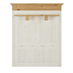 Вешалка настенная Хельсинки, большая, белый/антик