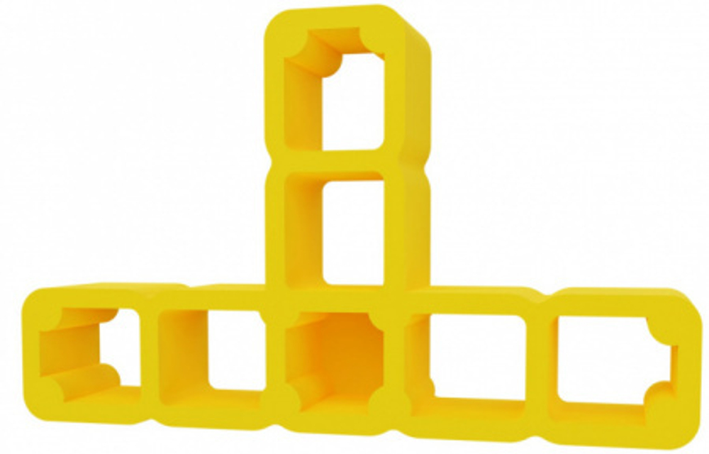 Фиксатор шва 10х10мм Т-образный 80шт/пакет DECOR 338-0100