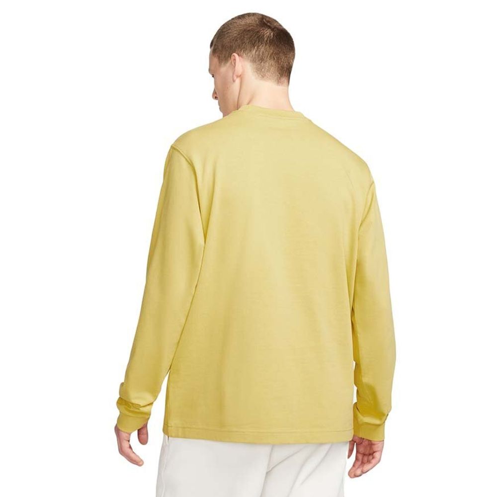 Баскетбольная футболка Nike Solo Swoosh Yellow T-Shirt
