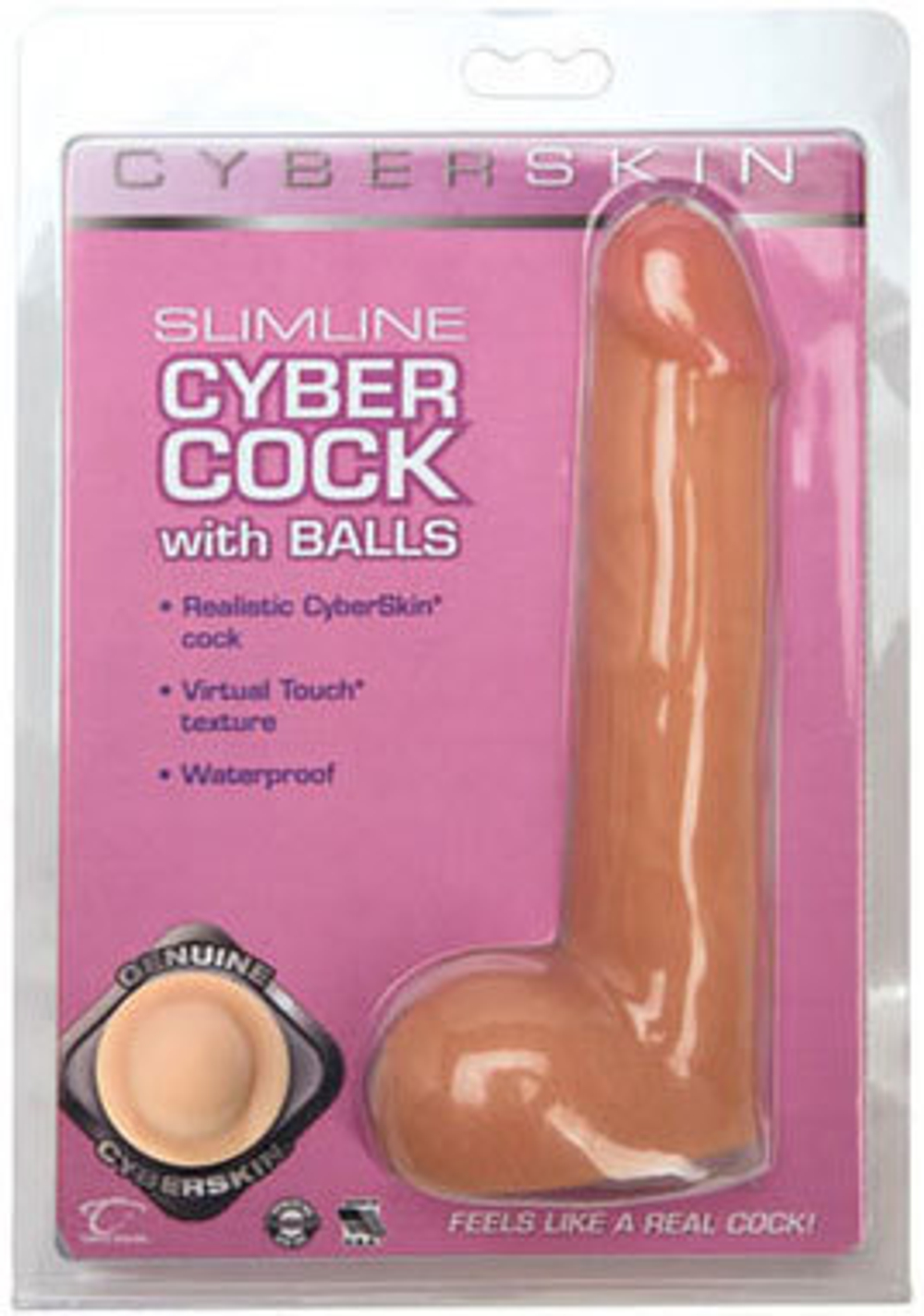 Реалистичный фаллоимитатор CyberSkin, 18 см