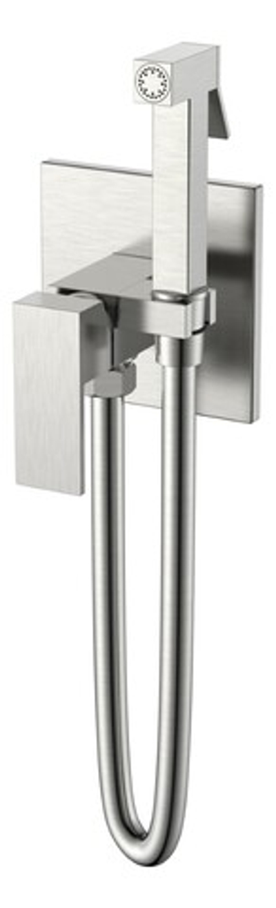 Смеситель гигиенический Qubic Brushed Nickel