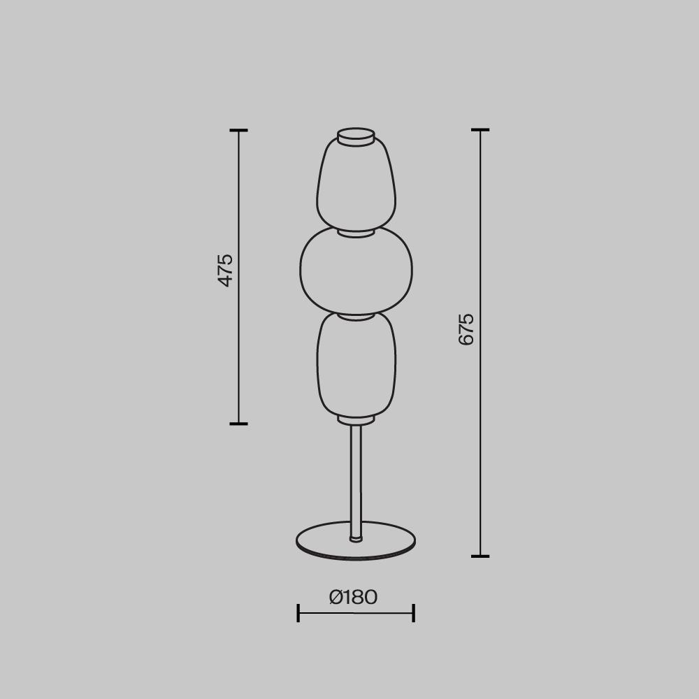 Настольная светодиодная лампа Maytoni Pattern MOD267TL-L28G3K