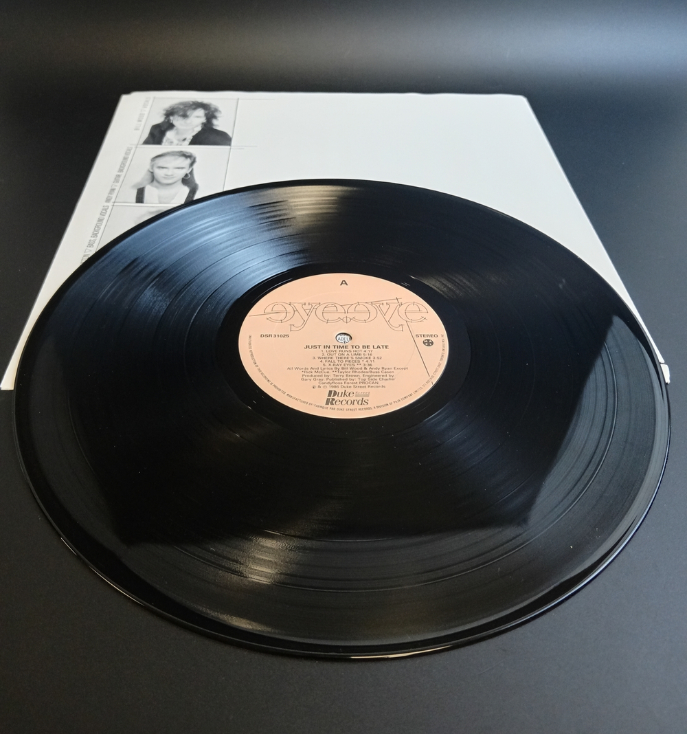 LP Eye Eye - Just In Time To Be Late. Duke Street Records. Rock, Pop Rock. Виниловая пластинка 12 дюймов. Canada 1986 год