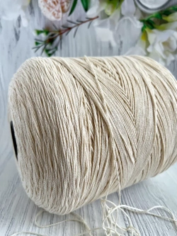 Пряжа хлопковая с люрексом