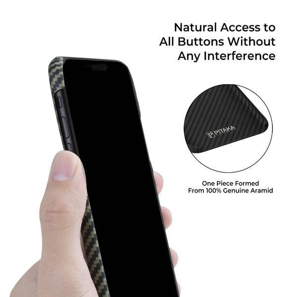 Чехол Pitaka MagEZ Case для Apple iPhone 11 (Black/Yellow Twill)