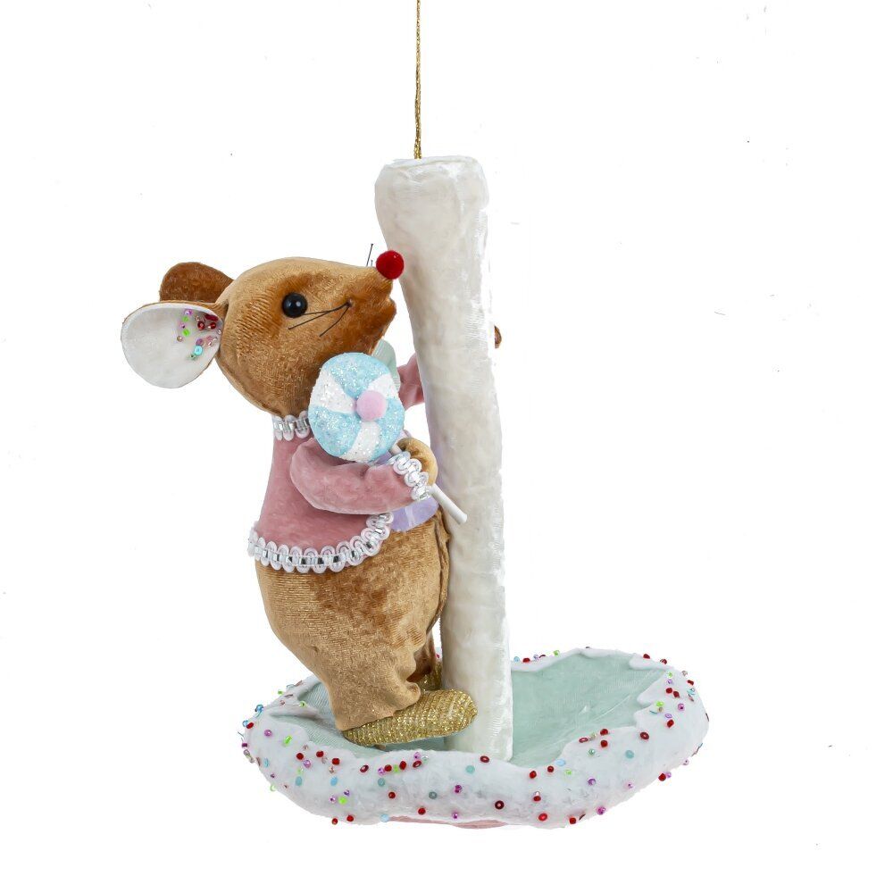 GAEM Изделие декоративное подвесное "Мышка и гриб", L15 W17 H22 см