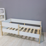 Кровать подростковая "МК-12" 160*80 см., белая/натуральный