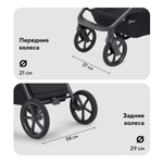 Детская коляска Rant Teo Soft 2 в 1 Graphite