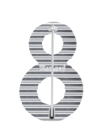"Восемь" брошь из коллекции "Numerology"