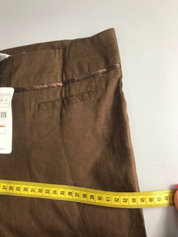 Бриджи Zara льняные для лета, маркировка S, визуально 44 размер, новые