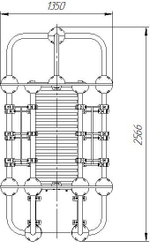 Детский спортивно-игровой комплекс с лазом серия "Сфера" Romana 057.25.00