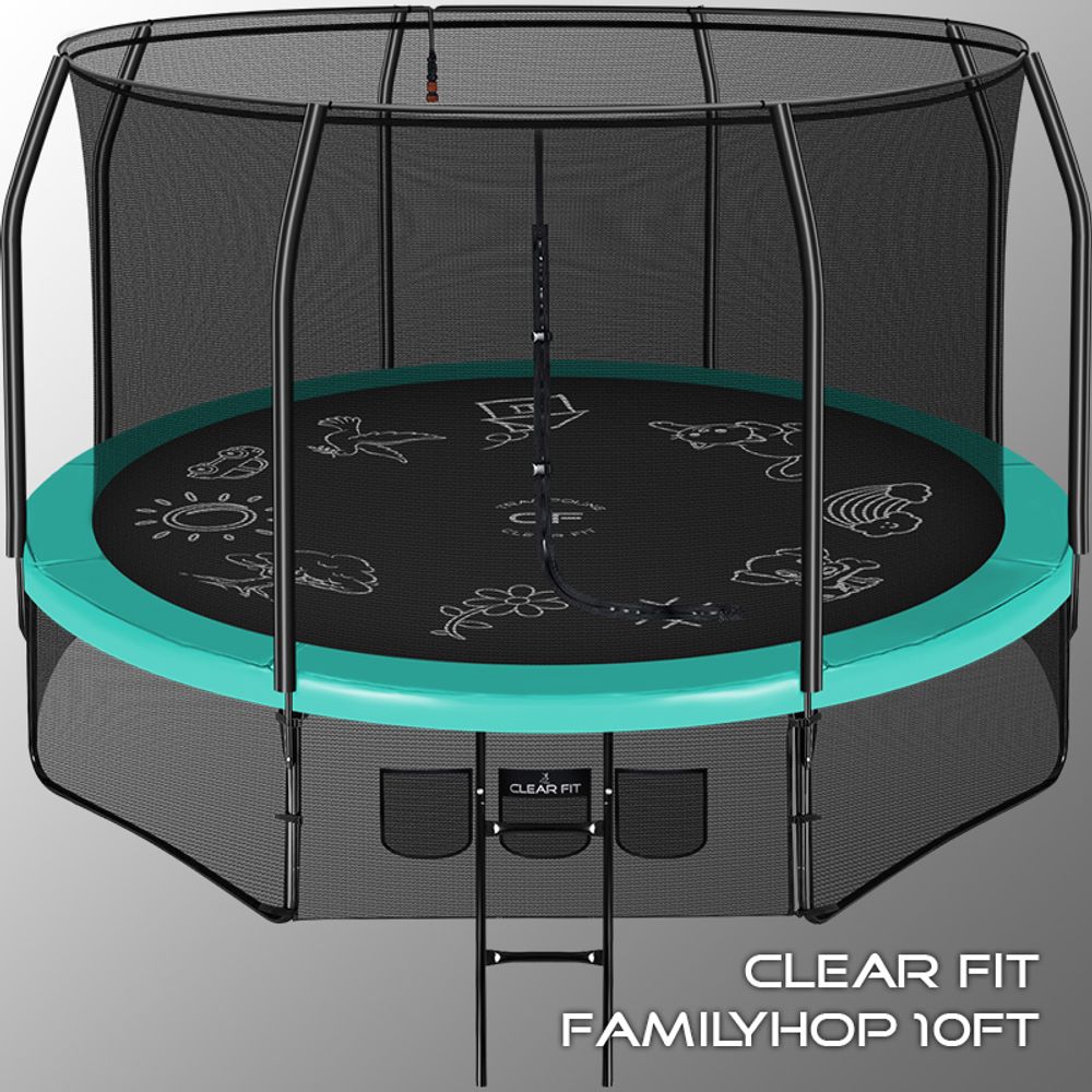 Каркасный батут Clear Fit FamilyHop 10Ft