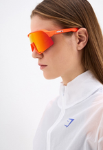 Спортивные очки 100% S3 / Soft Tact Neon Orange / HiPER Red Multilayer Mirror Lens