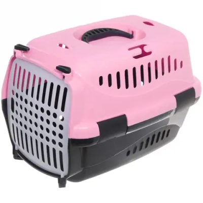 Переноска для животных «ЛЮБИМЫЙ БРО», цвет розовый, 42*31*25см/до 7кг (Лейбл)