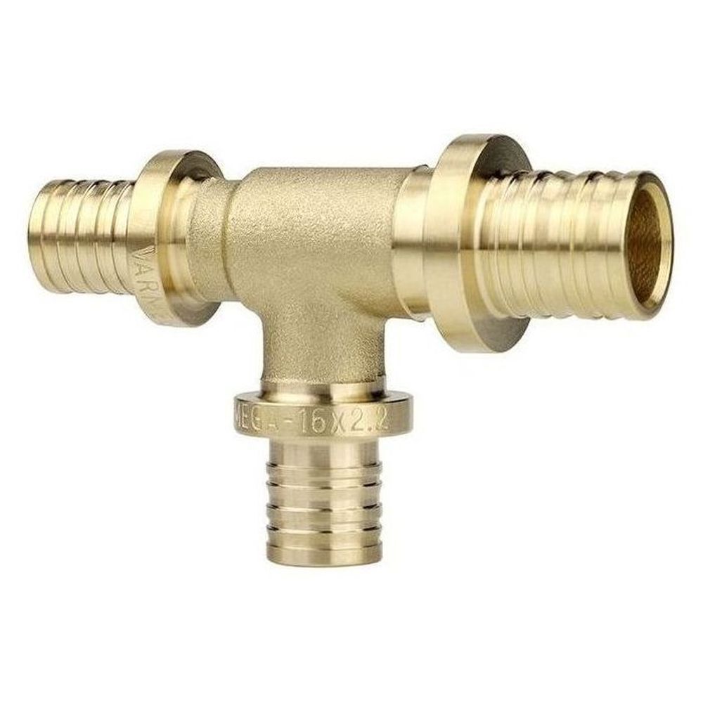 Тройник латунный Varmega переходной 25-20-25