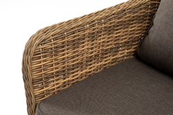 "Прованс" диван из искусственного ротанга трехместный, цвет соломенный