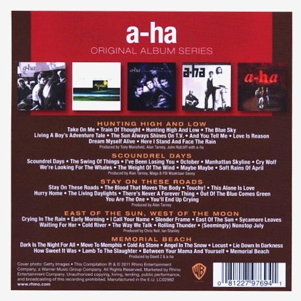 A-Ha. Original Album Series (5CD) Новый запечатанный бокс-сет с 5 музыкальными компакт дисками