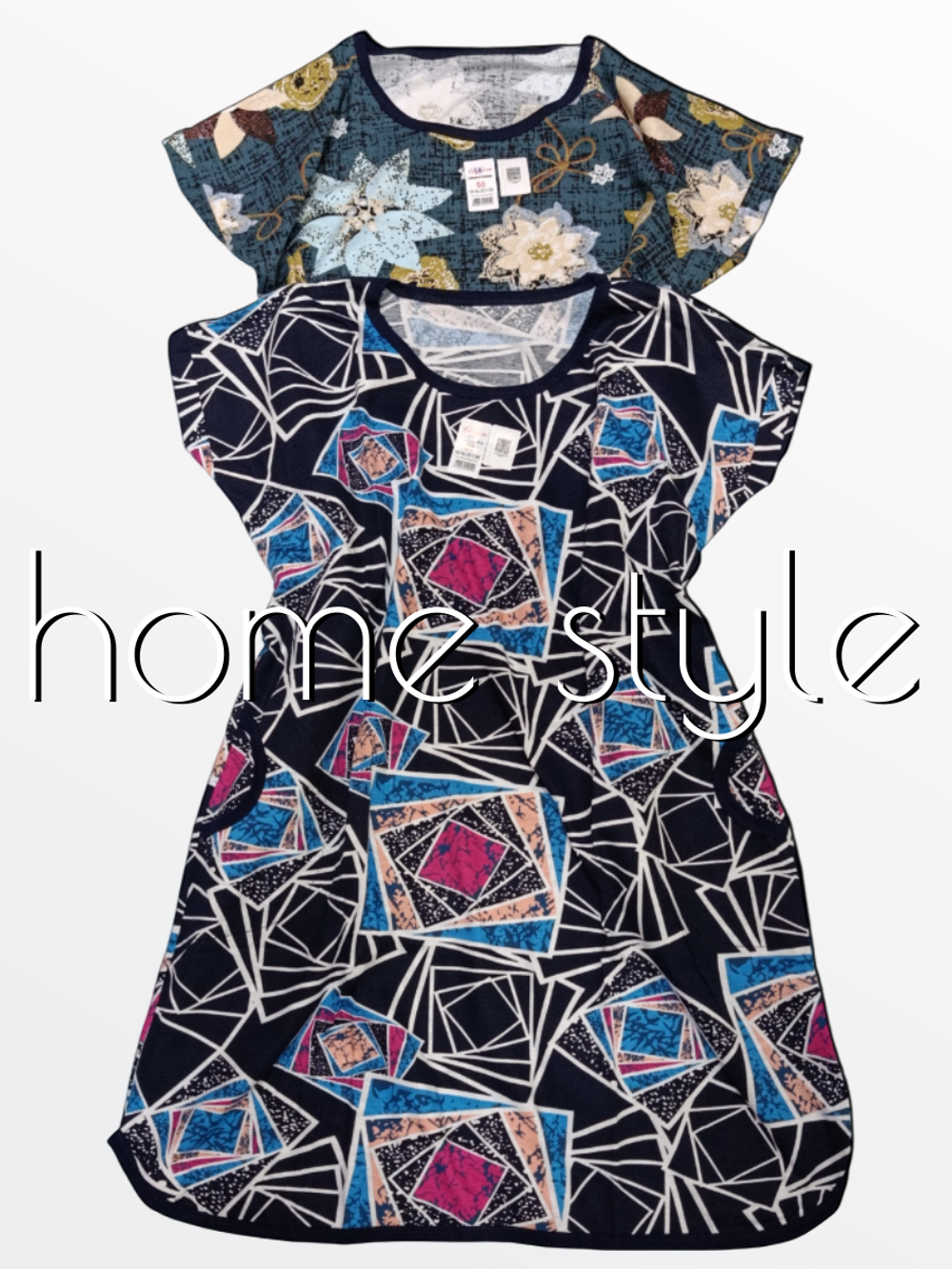 Футболка удлиненная с карманами Ghipform набивка (70)