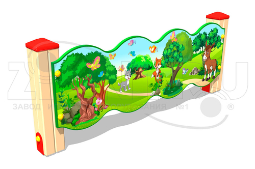 Ограждение детской площадки «Лесной мир У1»