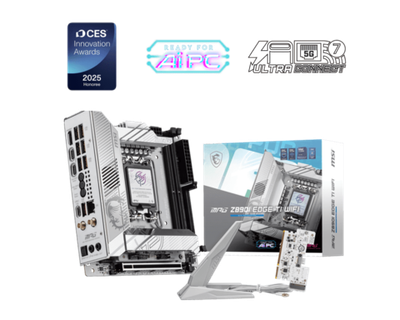 Материнская плата MSI MPG Z890I EDGE TI WIFI LGA1851 2xDDR5 2xSATA3 4xM.2 1xHDMI 2xThund Mini ITX