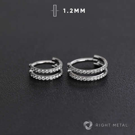 Кликер Cuff Double Crystal 1.2мм