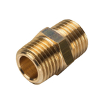 Ниппель STOUT SFT 0003 - 1/4" (для стальных труб, латунь без покрытия)