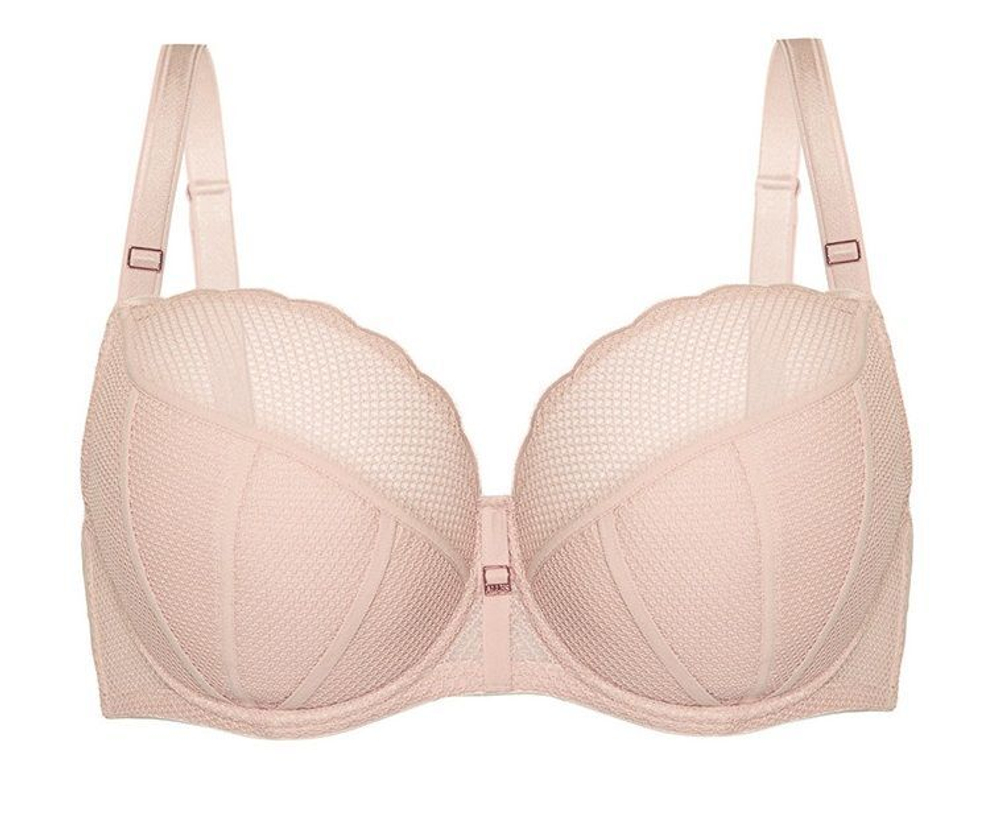 Телесный бюстгальтер Chita с чашкой +size на поролоне (Размер: 80I) (Цвет: телесный)