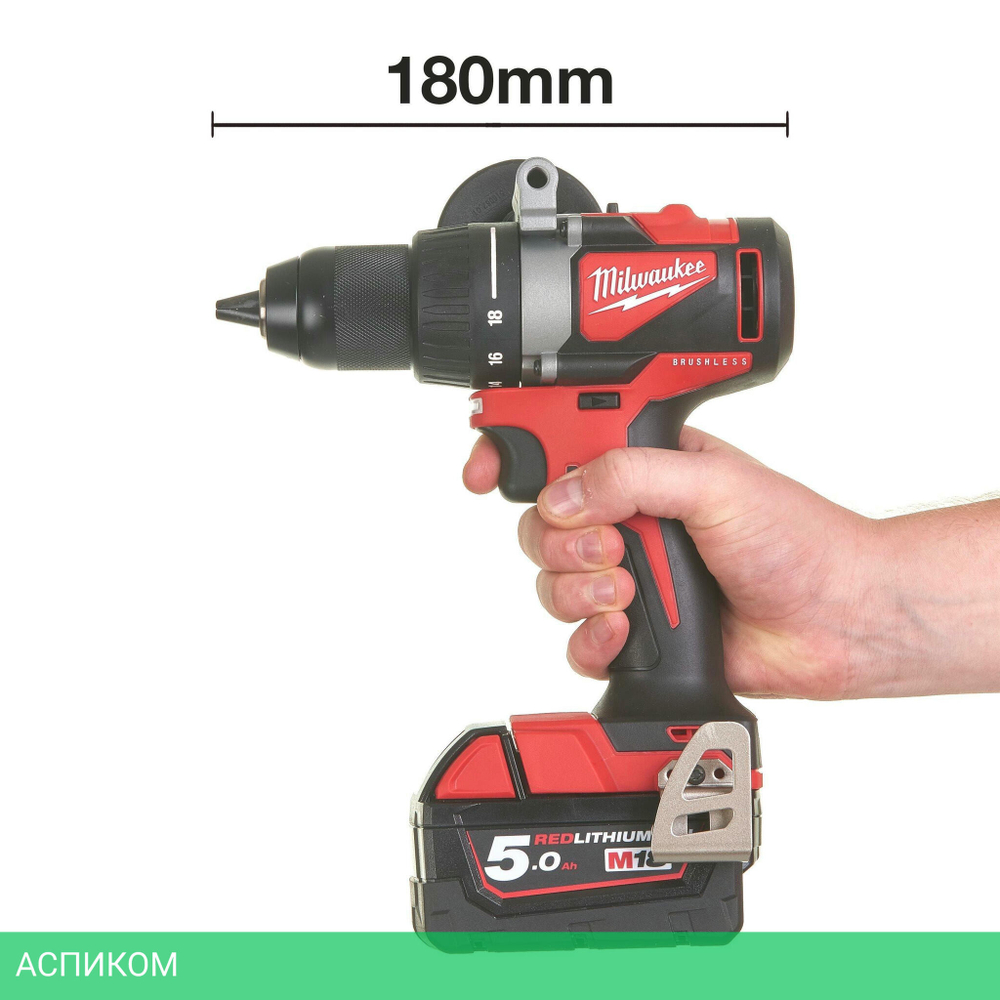 Дрель-шуруповерт Milwaukee M18 BLDD2-0X (4933464514)
