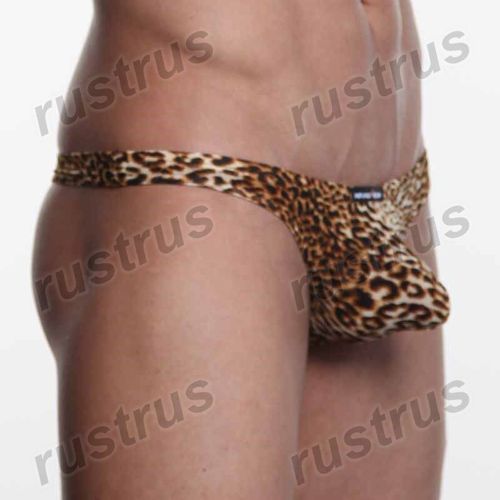 Мужские трусы стринги леопардовые MENVIEW