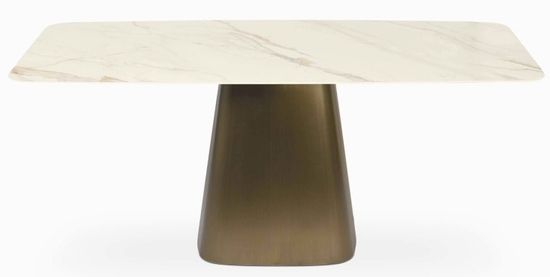 Обеденный стол Koln 180x90 керамика, ножка сталь