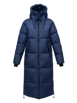 Пальто женское пуховое BASK IDA синий