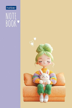 Блокнот А6 40 л. клетка ХАТБЕР Уютные моменты (40Б6лA1к)