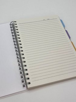 Блокнот тетрадь с разделителями формат В5 175х250 мм 110 листов (3967-3)