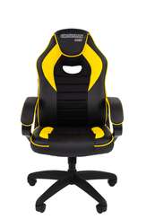 Офисное кресло Chairman   game 16 Россия экопремиум черный/желтый